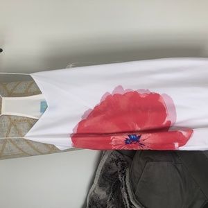 White Cece shift dress